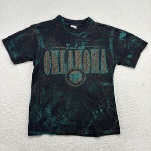 Vintage Mens M Tulsa Oklahoma Single Stitch Tshirt Indian Territory Made In USA